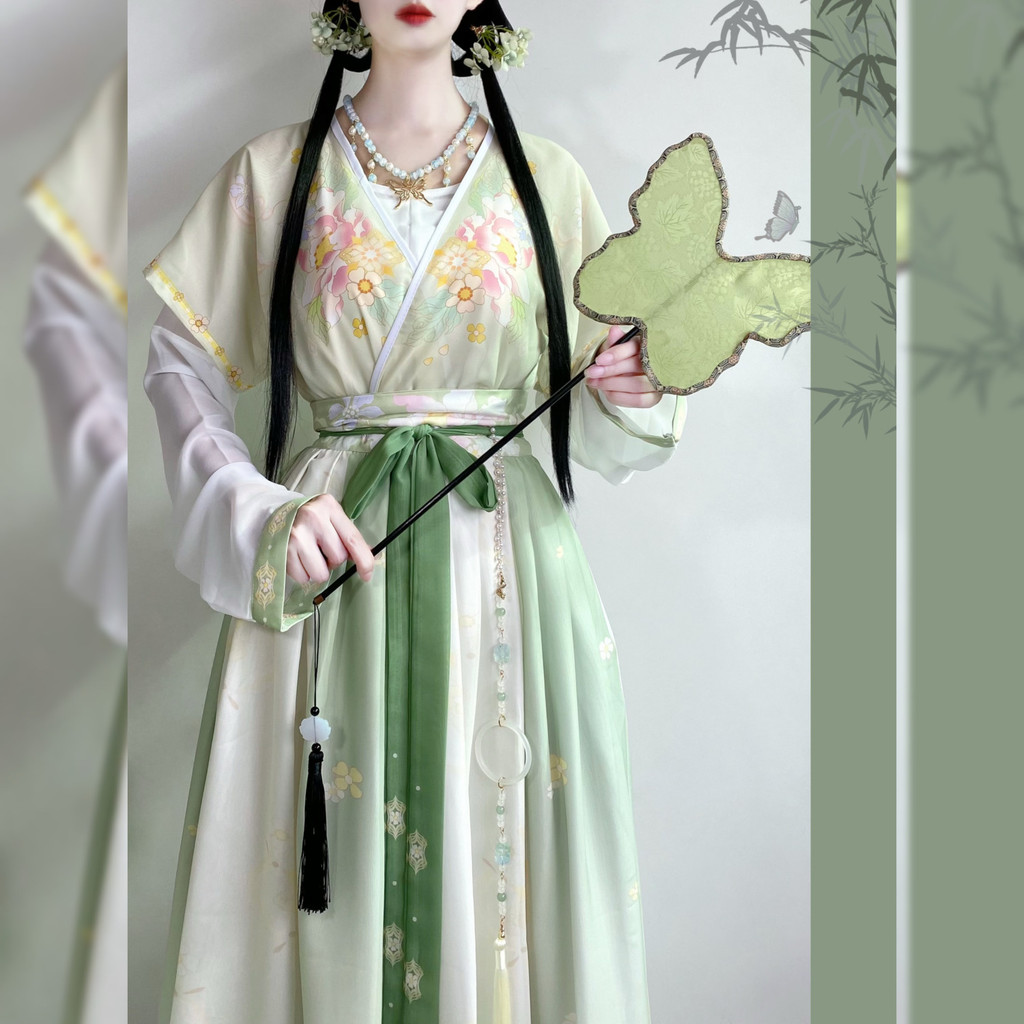 Tao Ruochunfeng [Ruqing] Hanfu Female Tang Made Robe Waist-Length ...