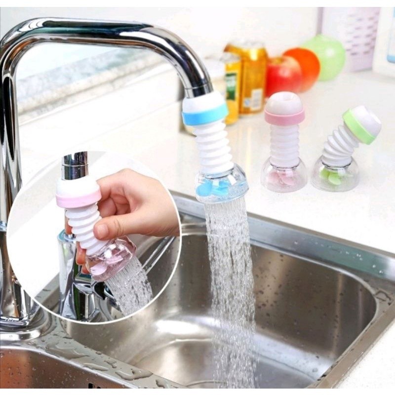 SCS Flexible water tap connection filter water saver water tap filter ...