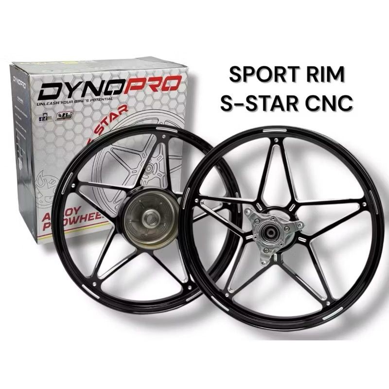 PROTEXX-R SPORT RIM BINTANG 5 STAR DYNOPRO D3 NVX155 V1 V2 AEROX 160 ...