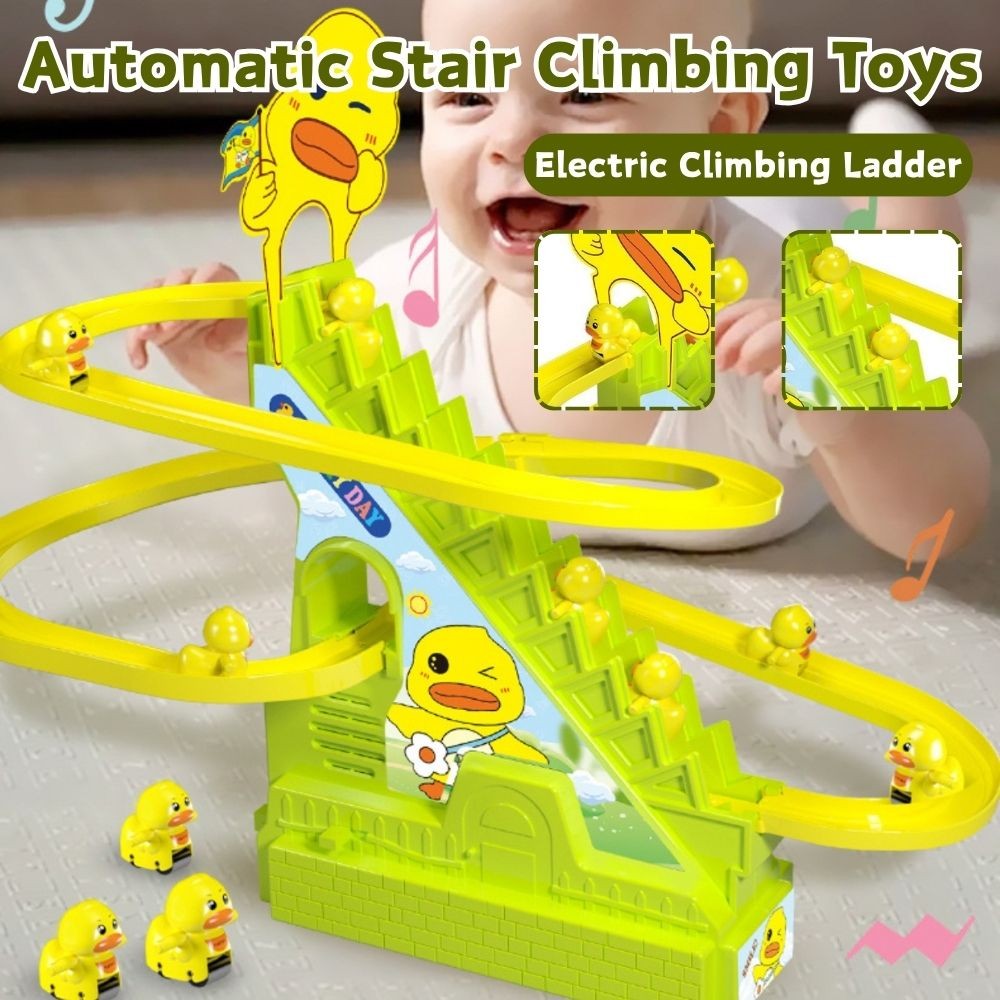 Duck Climbing And Fun Little Rabbit Stairs Track Toy Children's ...
