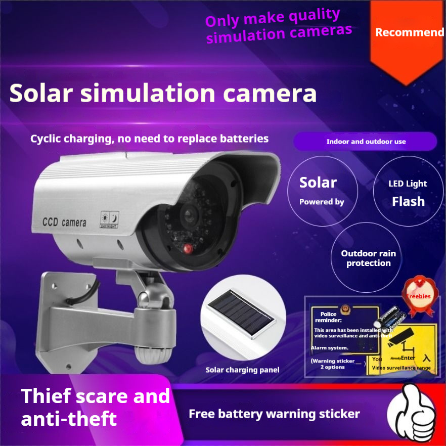 【太阳能摄像机】(COD)/Kamera Simulasi Suria/ Solar Simulation Camera太阳能仿真摄像机免换 ...