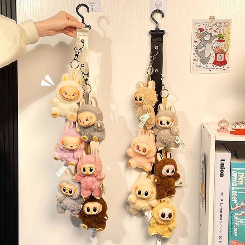 Labubu Labubu Doll Storage Rack Behind Door Wall-Mounted Storage Clip ...