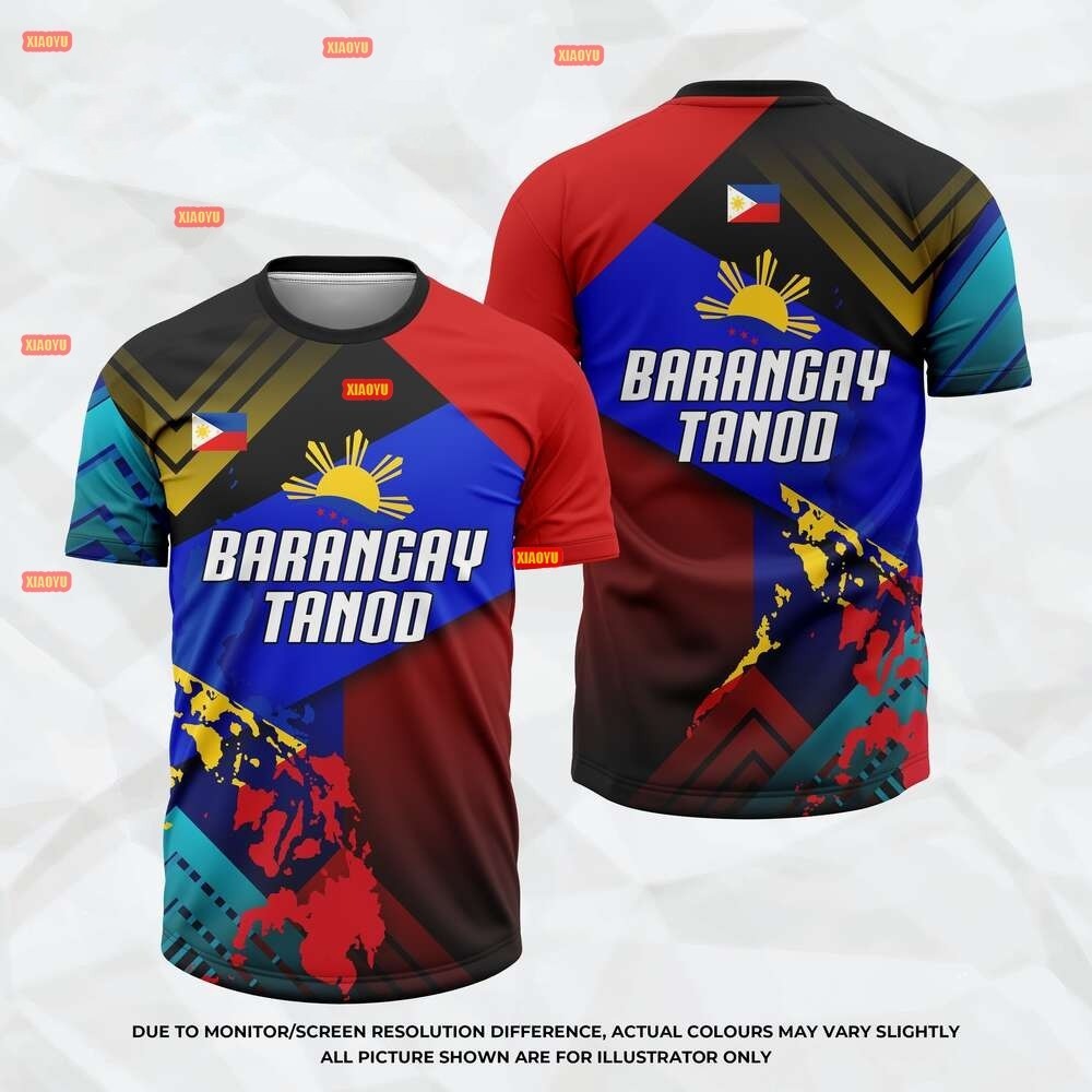 Fully sublimated barangay tanod philippine 3D print TSHIRT free custom ...