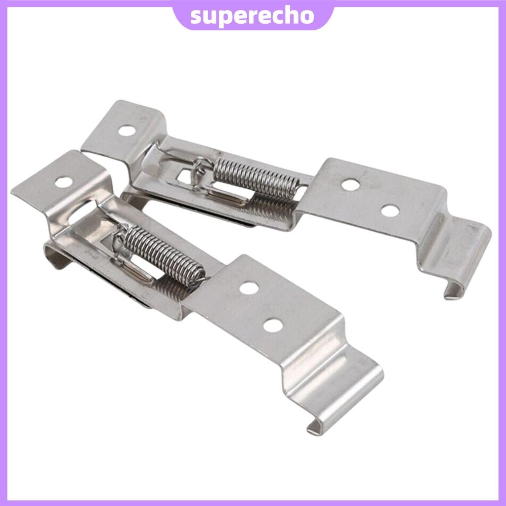 2Pcs Car License Plate Frame Holder Spring Loaded Car License Clamps ...