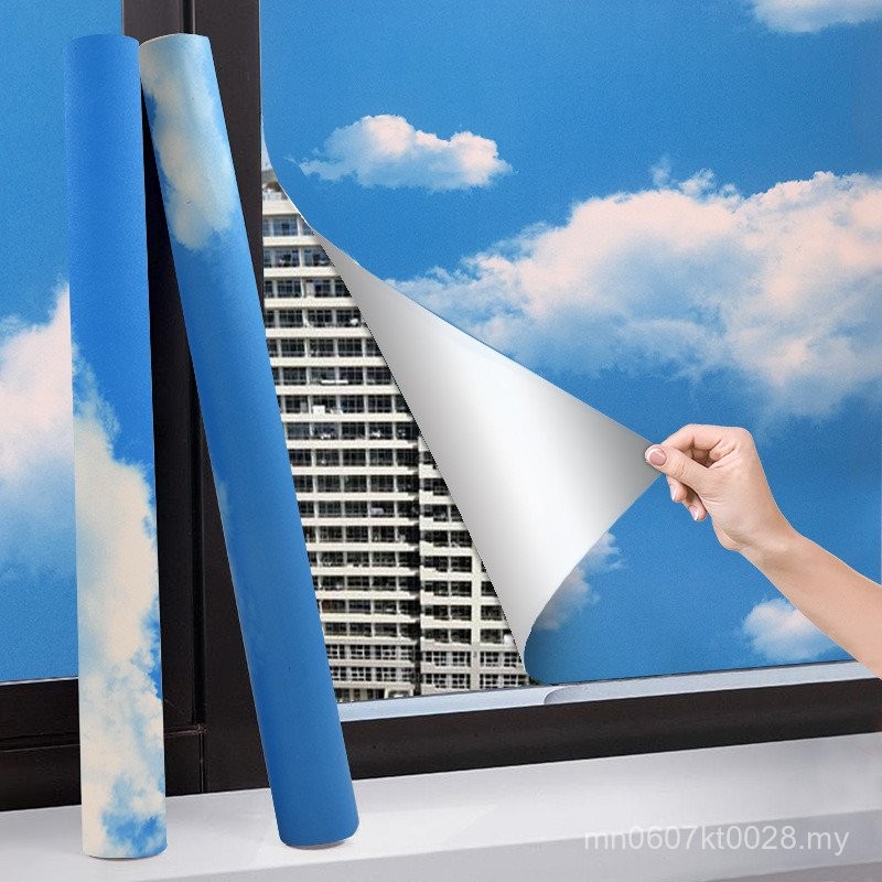 Frosted Glass Sticker Sunscreen Full Shading Anti-Privacy Kitchen ...