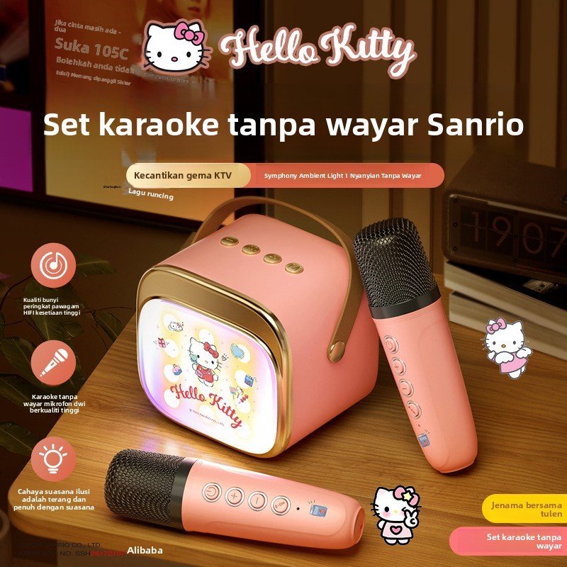 Sanrio P12 Bluetooth Audio Integrated Microphone Cute Hello Kitty ...
