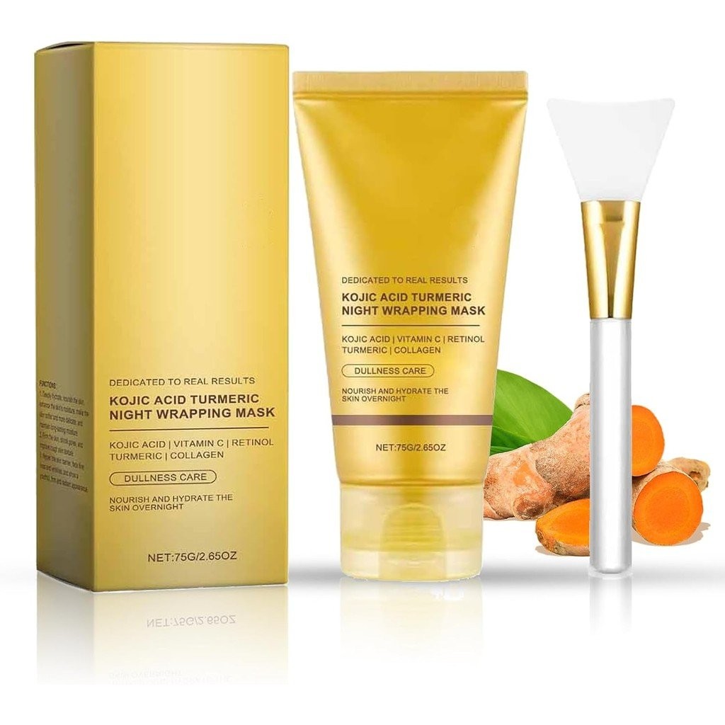 Kojic Acid and Turmeric Night Wrapping Mask, Turmeric Kojic Acid ...
