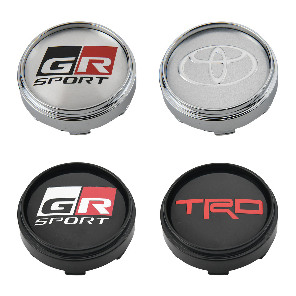 TOYOTA GR Sport Rim Cover Cap 66MM Wheel Cap TRD Wheel Hub Caps Wheel ...