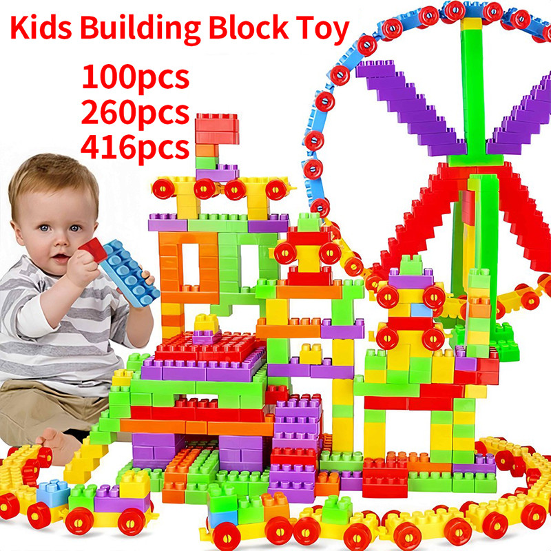416PCS Building Block DIY Brick Block High Quality Educational Toys ...