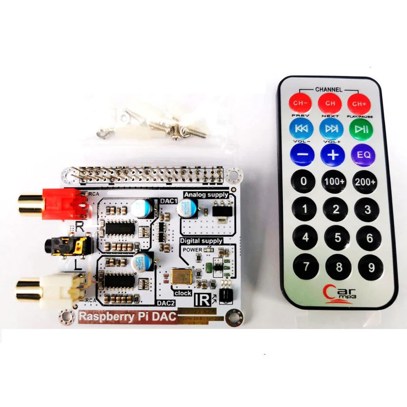 Volumio Moode Raspberry Pi 4B Dwi ES9023 Nyahkod DAC I2S HIFI Rangkaian ...