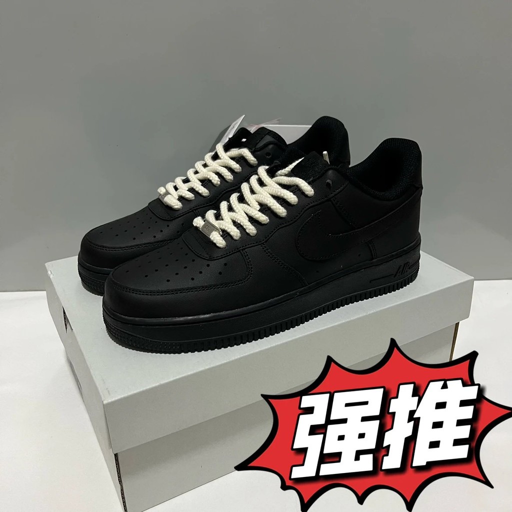 Old Xu Factory Pure Original Ready Stock Air Force No. 1 Black Samurai ...