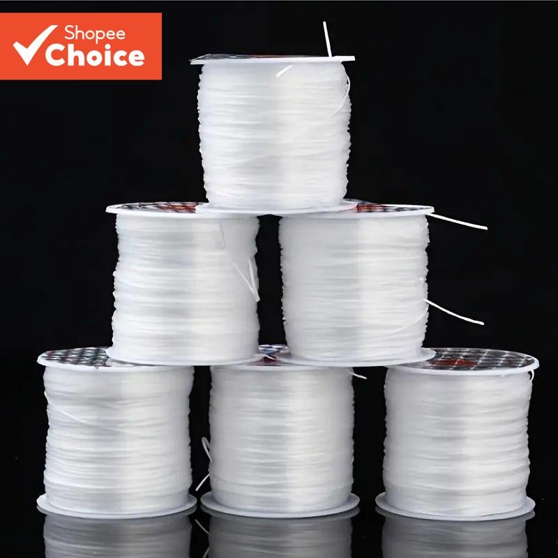 0.8mm Flat Stretchy Crystal Elastic Thread Cord for Jewelry Making ...