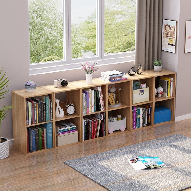 Simple Storage Rack Lattice Cabinet Bookshelf Storage Cabinet Square ...