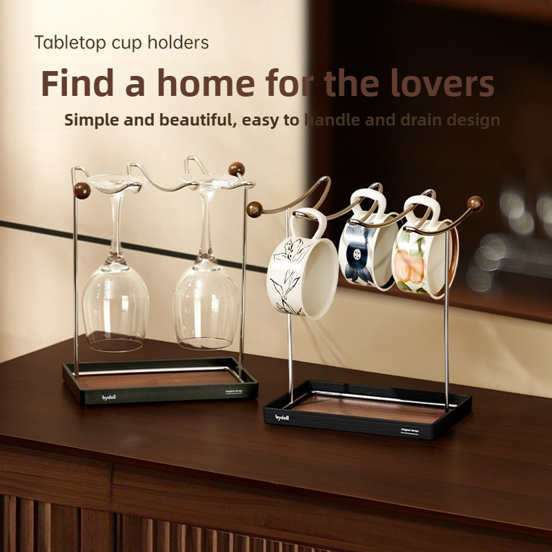 Coffee Mugs Water Cups Rack Wine Glass Holder Coffee Cup Stand Wine Cup ...
