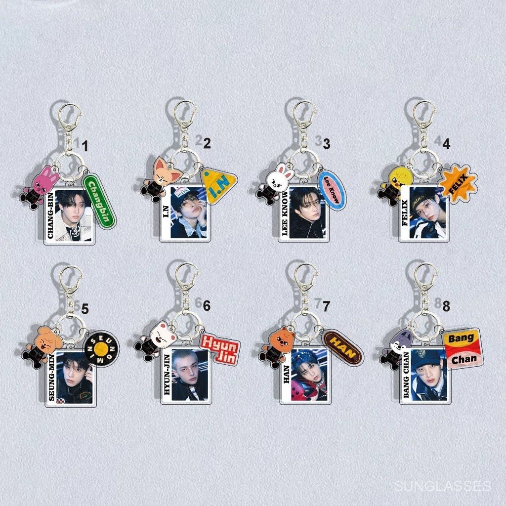 Stray Kids Huang Hyun Chen Lee Long Fu Han Ji Cheng Pendant Bag ...