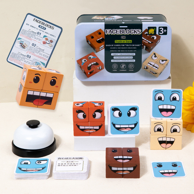 FaceBlocks Emotion Matching Game – Expression Puzzle + Truth or Dare ...
