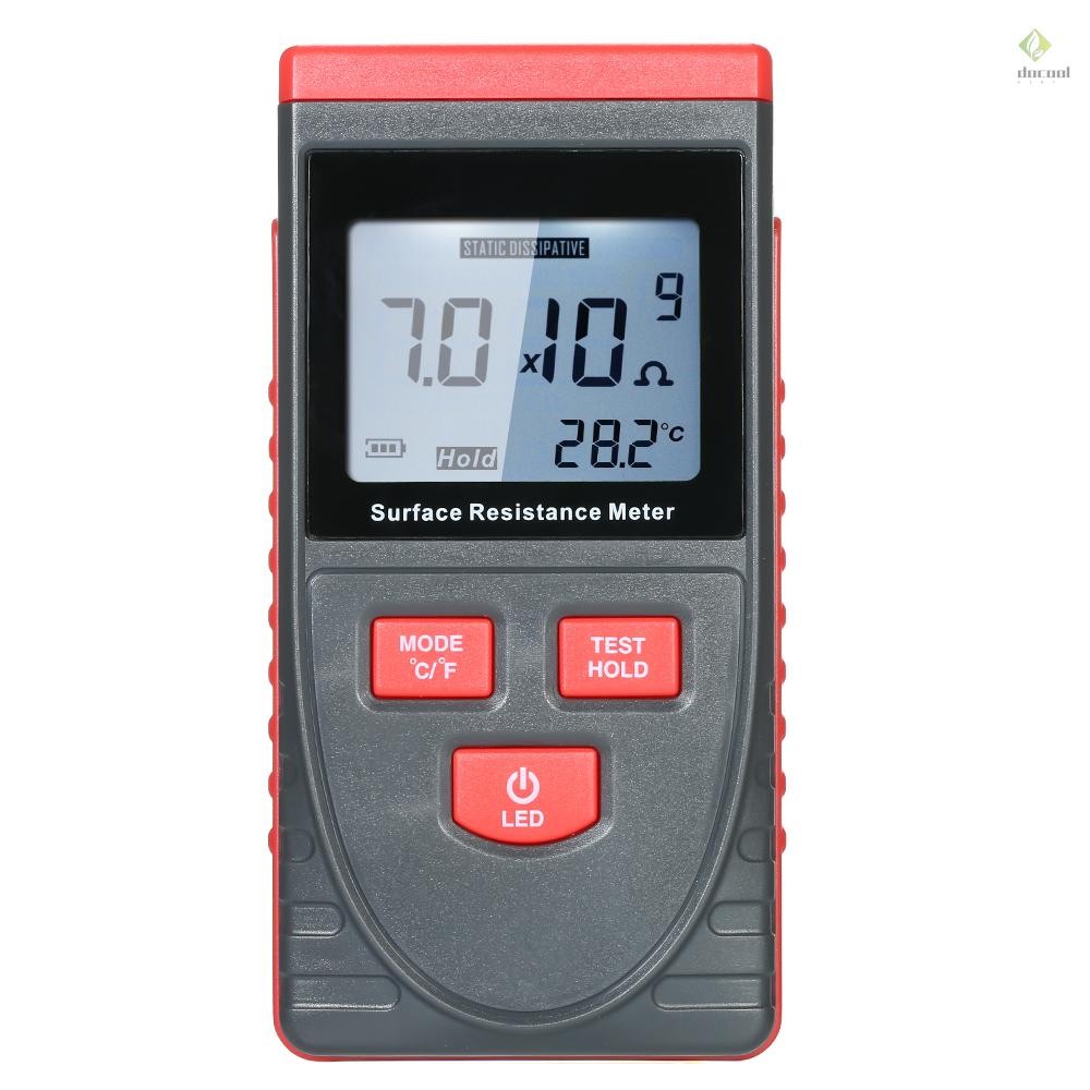 Handheld Surface Resistance Meter Anti-static Insulation Resistance ...
