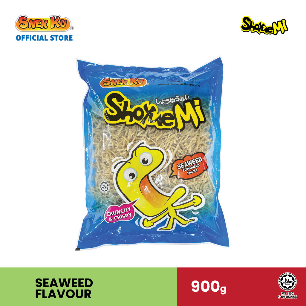 [SUPER DEALS] Snek Ku Shoyuemi Mee Seaweed Flavoured Snacks (900g ...