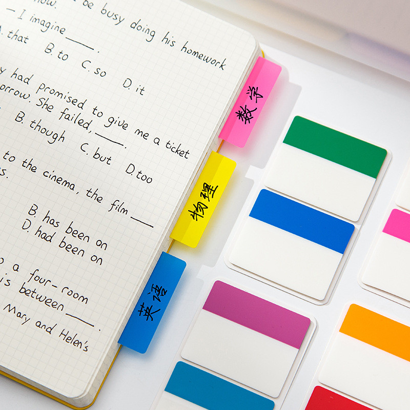 50 Sheets Keypoints Marker Index Stickers 5.*4.2CM Reading Labels ...