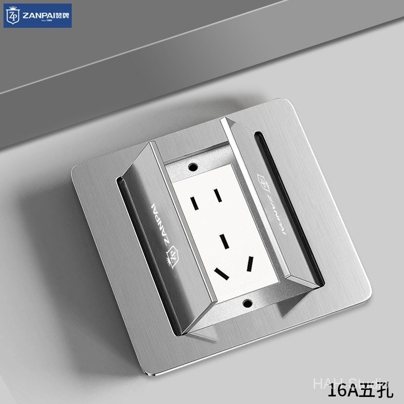 Zan Brand Hidden Ground Plug Stainless Steel Ground Socket 5 Five Holes ...
