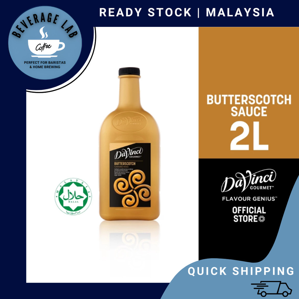 BEVERAGE LAB DaVinci Gourmet Butterscotch Sauce (2L) | Shopee Malaysia