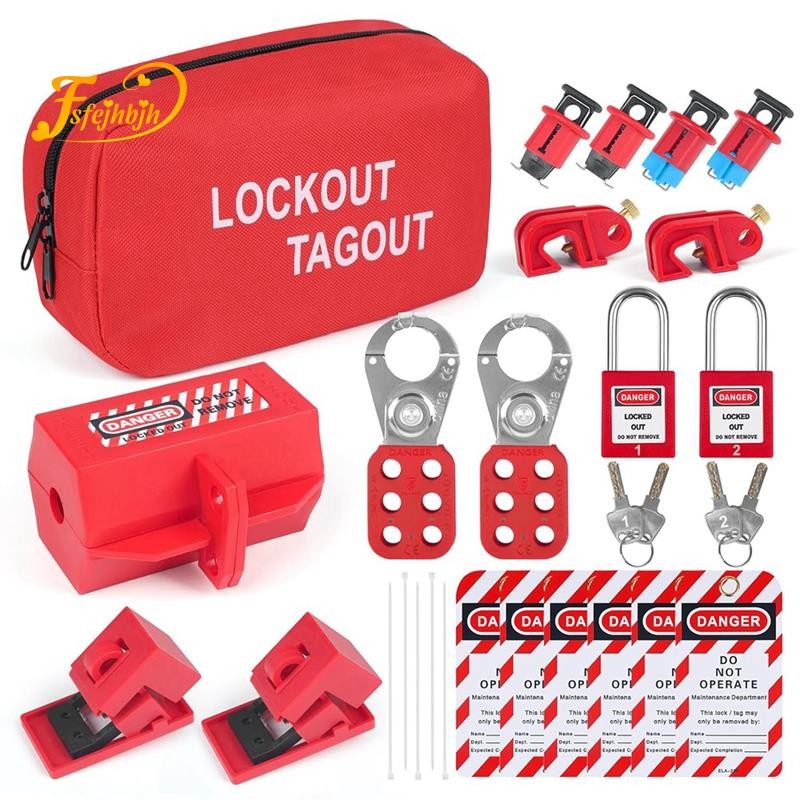 Lockout Tagout Kits Electrical, Lockout Tagout Station Safety Hasp ...
