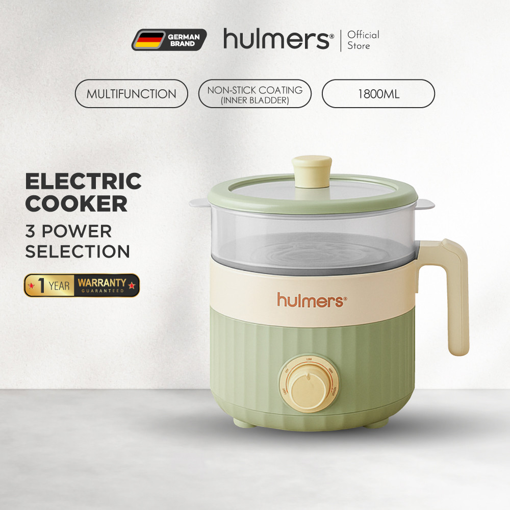 Hulmers Non-Stick Electric Cooker with Steamer | Pelbagai Fungsi Periuk ...