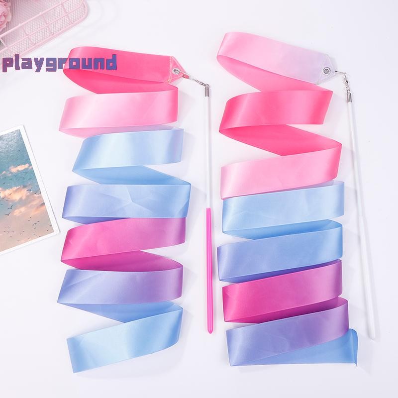 [playground] 2M Dance Ribbons Rhythmic Girl Art Gymnastics Ballet ...
