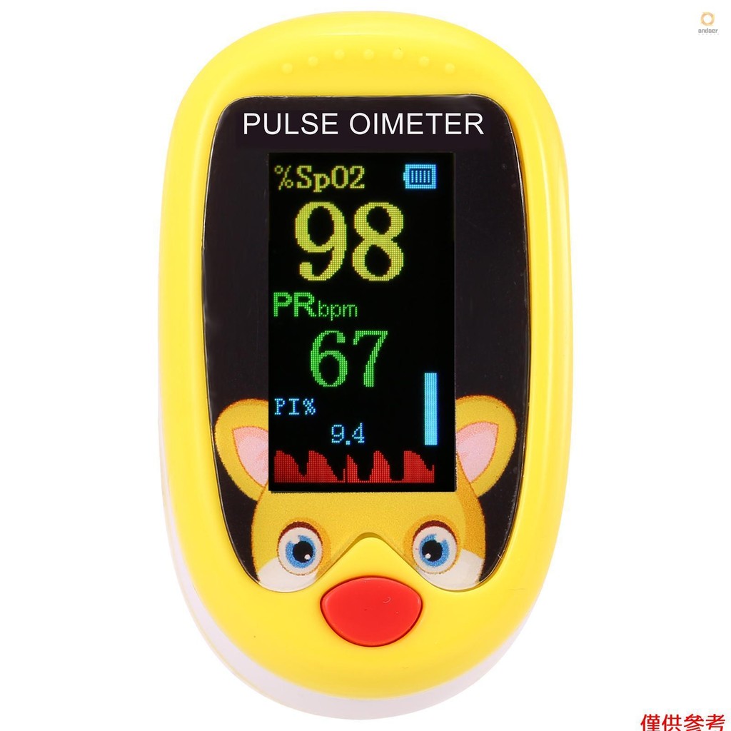 Children Pulse Oximeter Fingertrip Mini SpO2 Monitor Oxygen Saturation ...
