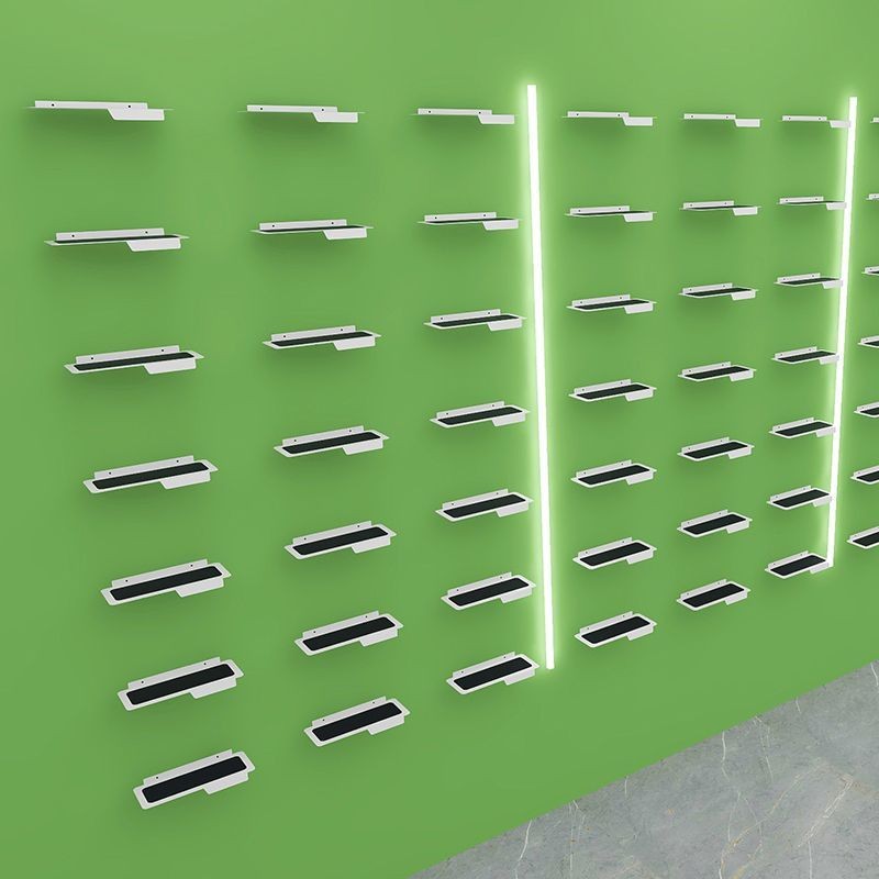 Wall Shoe Holder Display Rack Men Women Shoe Rack Influencer White Shoe ...