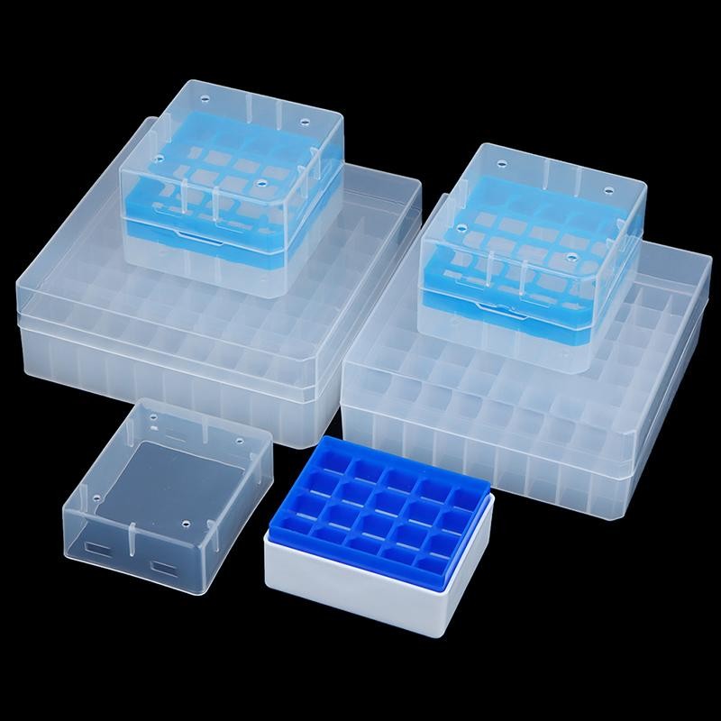 wayfarer> Plastic Test Tube Holder Centrifuge Tube Rack Box With Cover ...