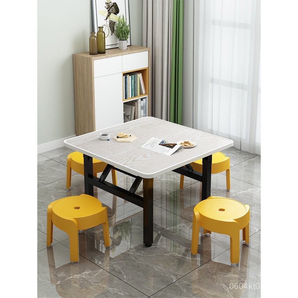 Floor Table Small Simple Dining Table Rental House Low Table Folding ...