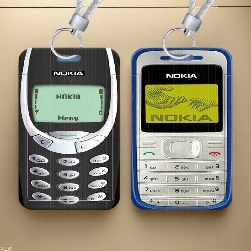 Nokia Mobile Phone Creative Student Slide Card Holder Meal Card Bus ...