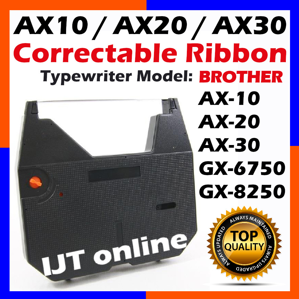Typewriter Ribbon Compatible With Brother AX-10 AX10 AX 10 Typewriter ...