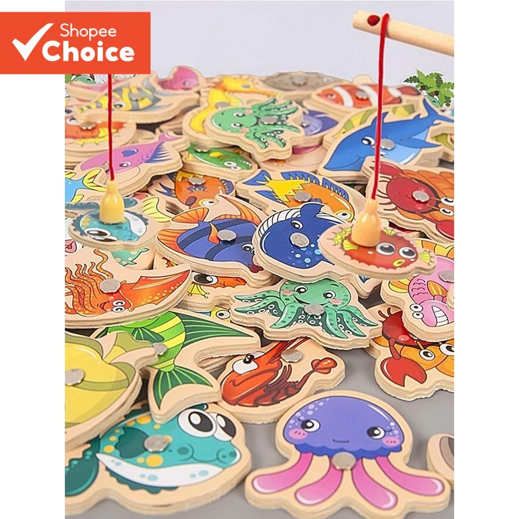 Magnetic Fishing Toys for Children 1-3 Years Old, Educational Toys for ...