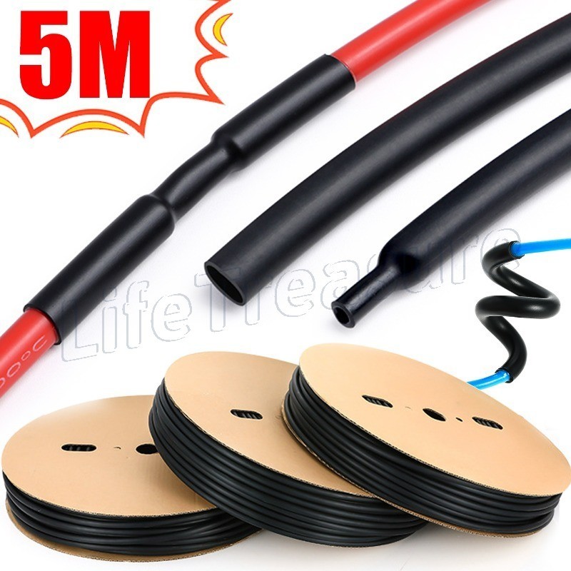 Offgridtec 10 m tubo termoretraibile 1,2 mm > 0,6 mm trasparente