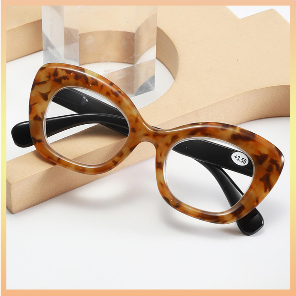 +100 To +400 Oversized Glasses Lightweight Spectacles Modern Classic ...