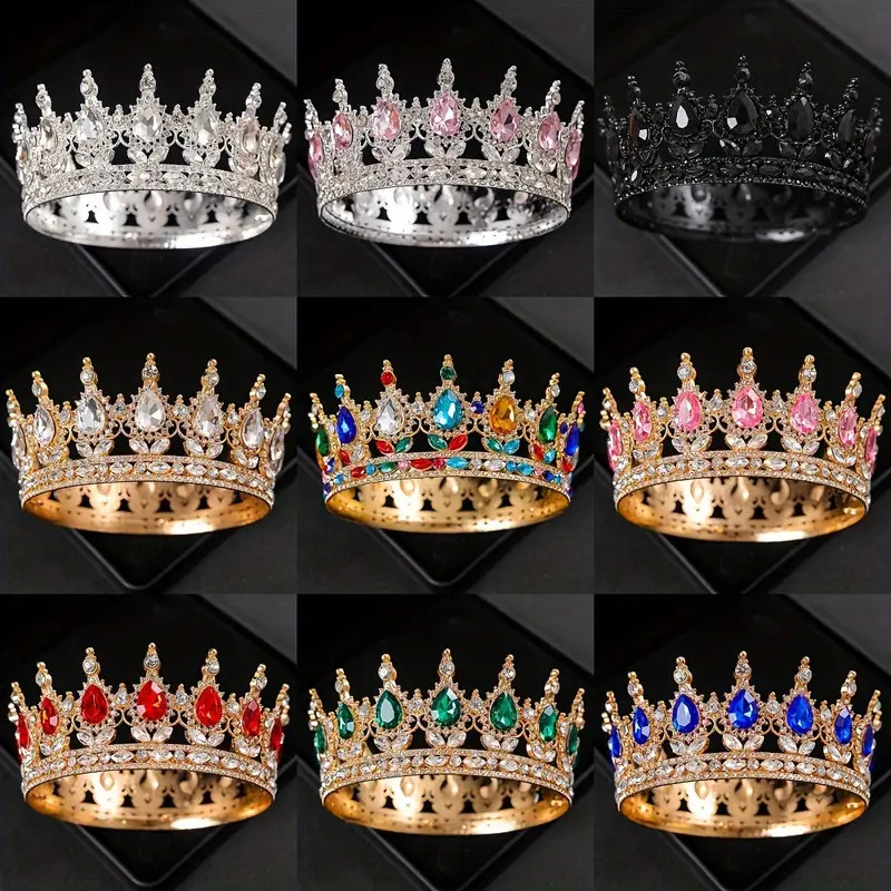 Rhinestone Bridal Crown Christmas Gift Princess Crown Wedding Dress ...