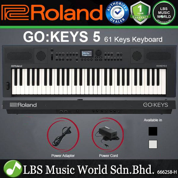 Roland GO:KEYS 5 61 Key Music Creation Keyboard with Bluetooth Built in ...