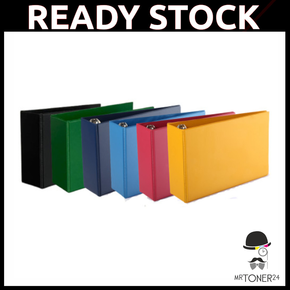 Hard Cover PVC 2D Ring CD VCD File / CD VCD Sleeve Refill Filing Holder ...