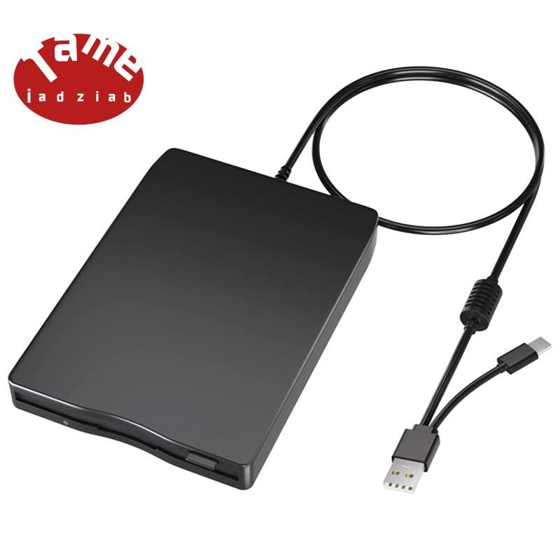 USB Floppy Disk Reader Floppy Disk Drive Dual Interface External USB C ...
