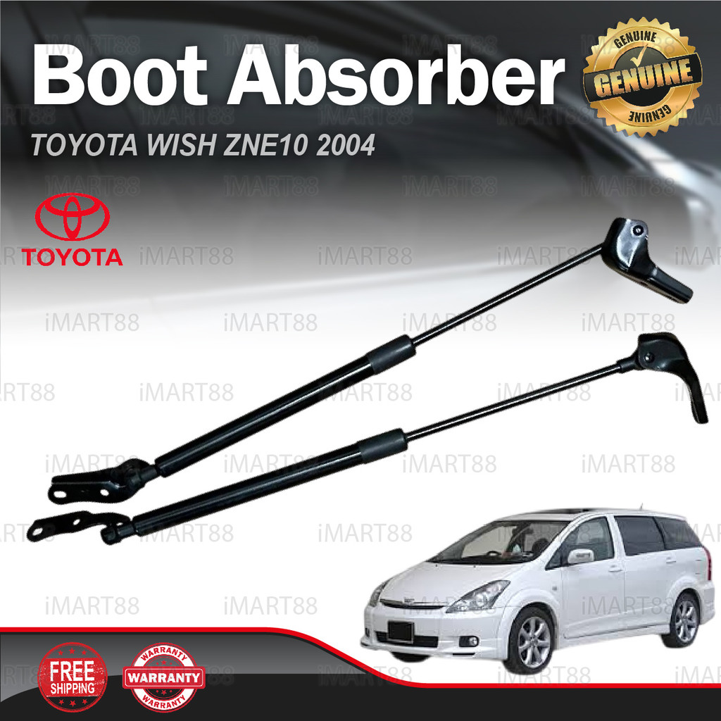 Toyota Wish 2004 ZNE10 Boot Absorber Rear Bonnet Damper Gas Spring Set ...