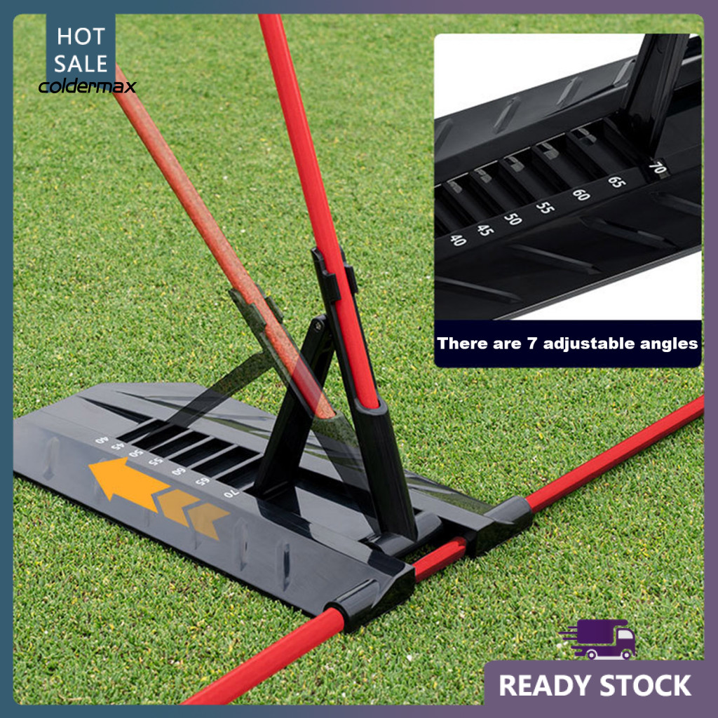 COLD Adjustable Swing Angle Tool Golf Training Aid Adjustable Golf ...
