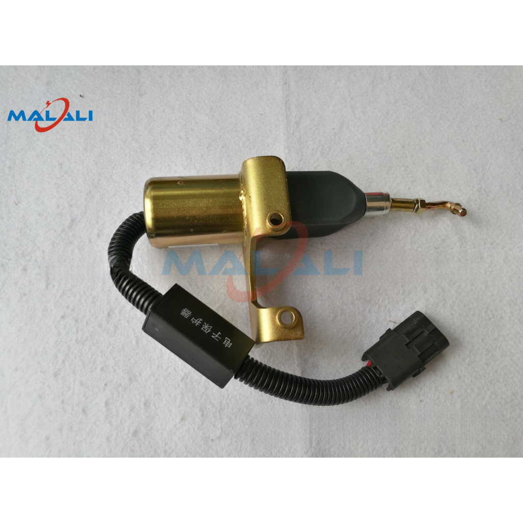 R60-5 Engine Stop Solenoid RSV1751ES (12V/24V Fuel Shutoff Valve ...