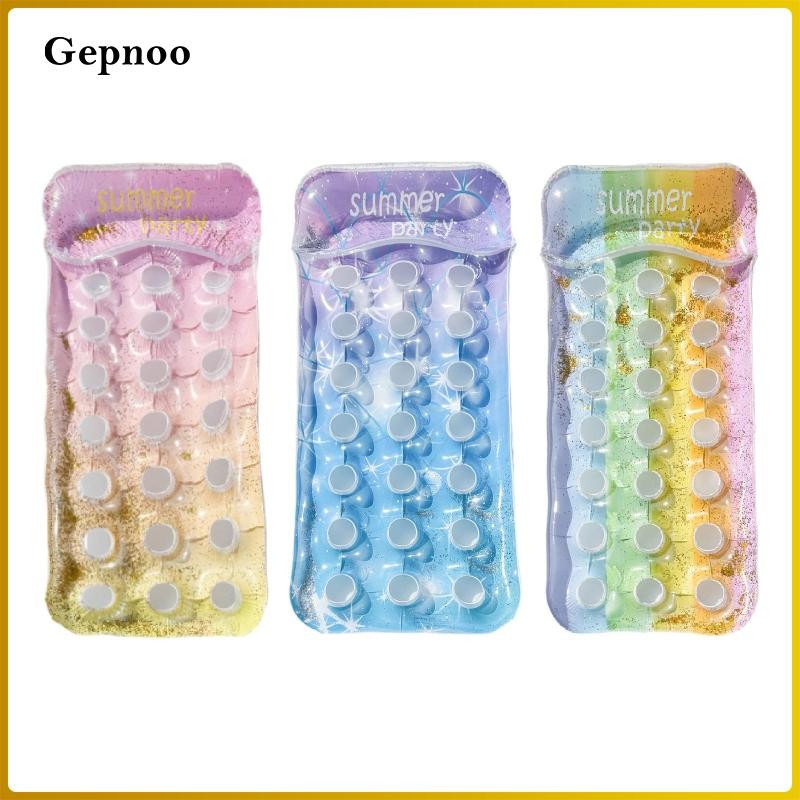 Gepnoo Inflatable Pool Float Floating Row Party Summer Adults Indoor ...