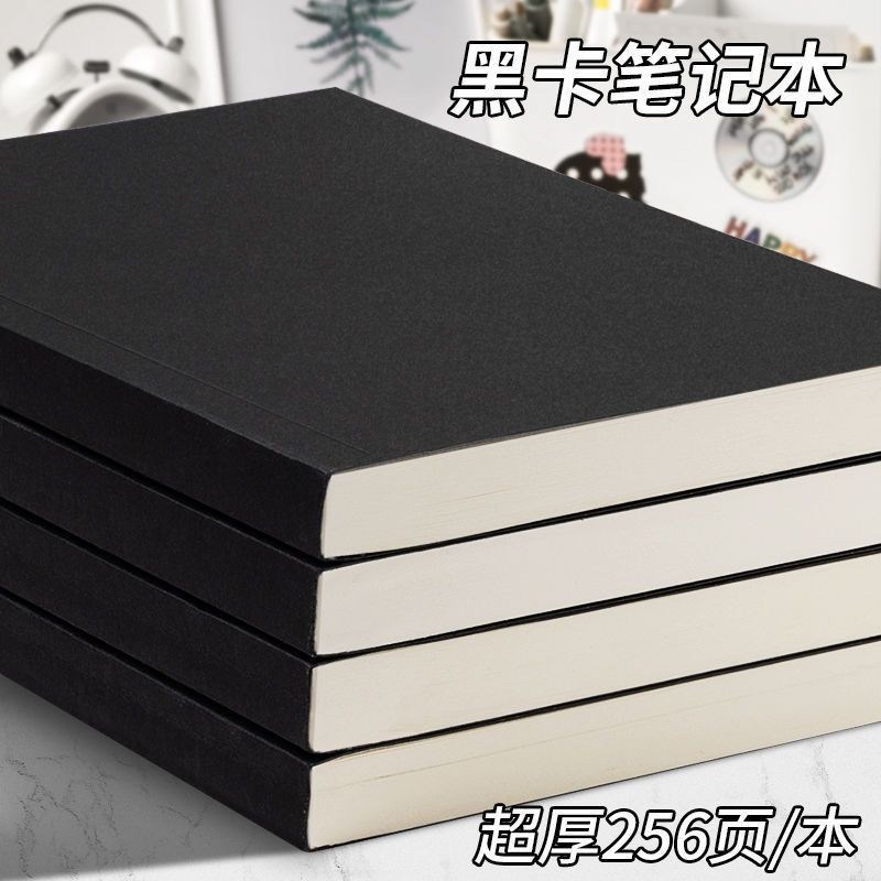 [8335 People Praise] Extra Thick A5 Blank Black Cardboard Notebook ...