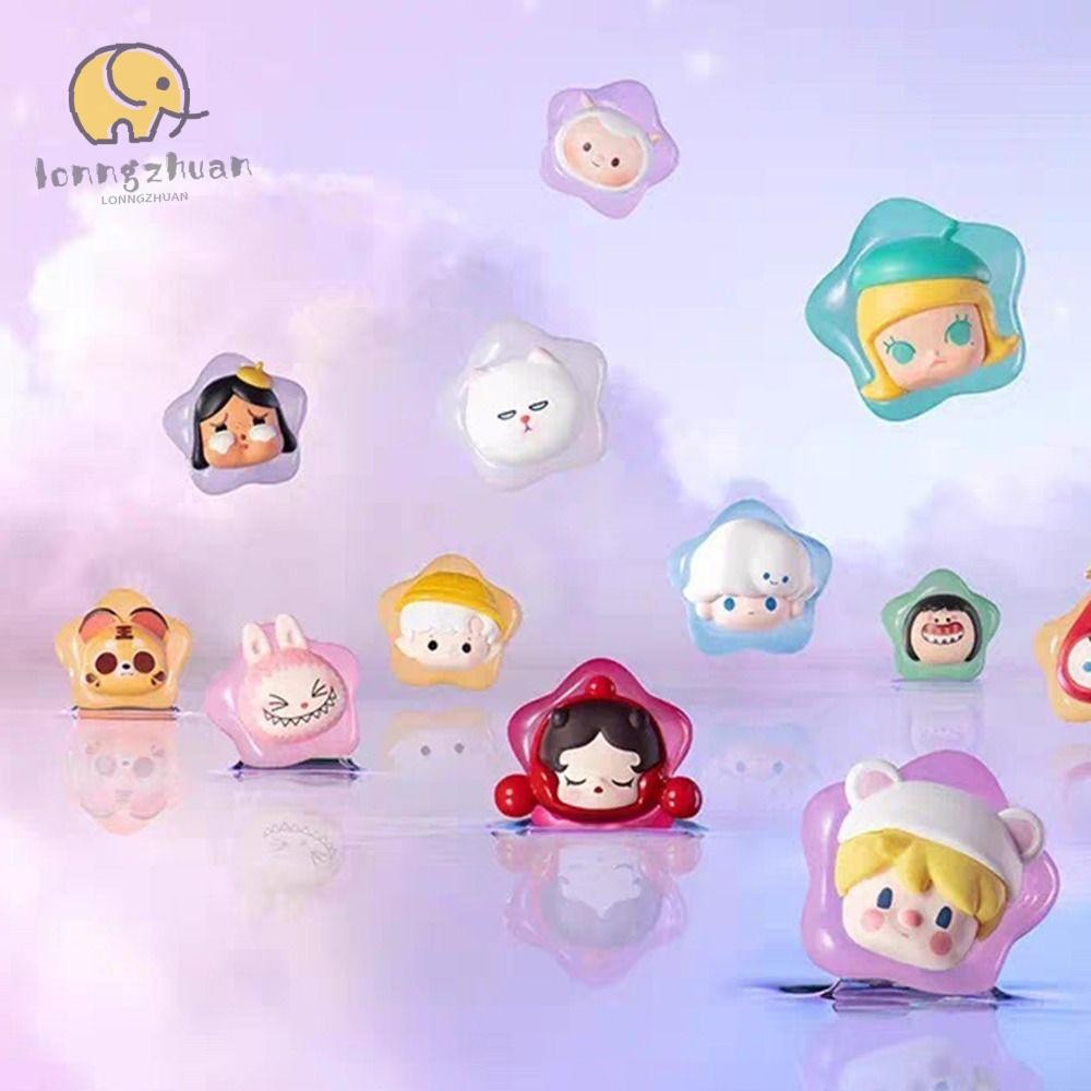 LONNGUVO Box, MOLLY Labubu CRYBABY Kawaii Anime Cartoon Figure Model ...