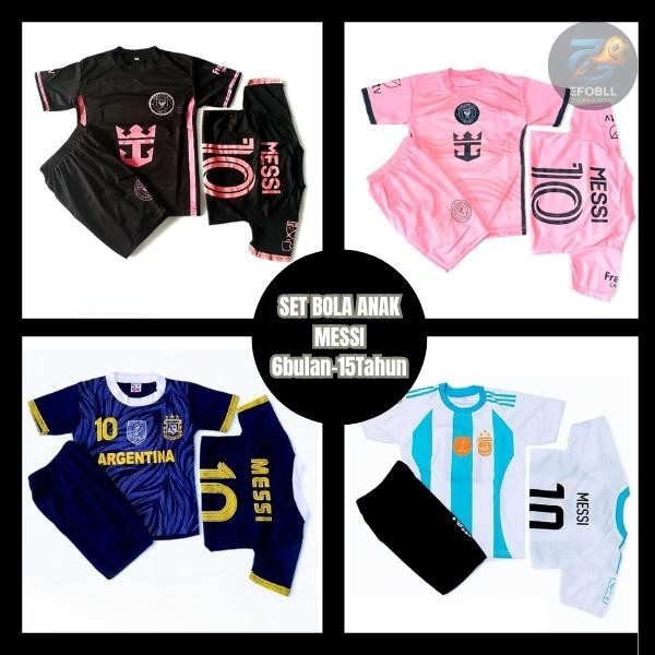MESSI INTER MIAMI KIDS FOOTBALL SHIRT SET MESSI ARGENTINA KIDS JERSEY ...