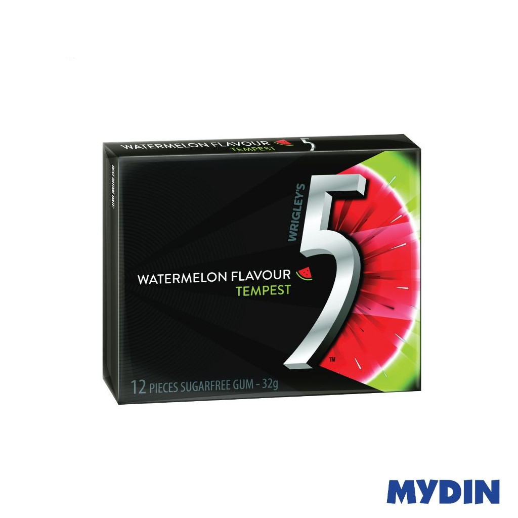Wrigley's Tempest Watermelon Flavor Chewing Gum (12's x 36g) | Shopee ...