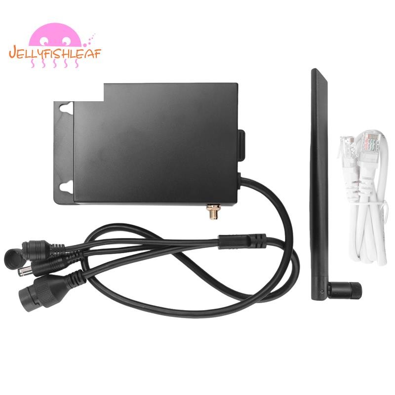 Outdoor 4G LTE WiFi Router Black with Sim Card Slot Waterproof Wireless ...